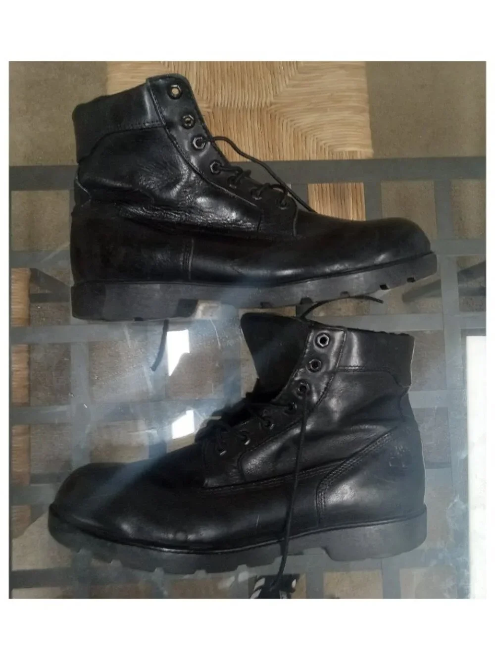 RARE Vintage Timberland Heritage Boots (Black) - Men's Size 12